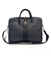 Guess PU 4G Stripe Metal Logo Computer Bag 14 Zoll - black 3666339663001 GUCB146PG4S4RK