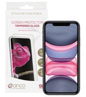 anco Tempered Glass Fullscreen für Apple iPhone XR, 11 - black 4051805434251