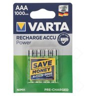 VARTA Akku 4 Stück 1000 mAh HR03 4008496594375