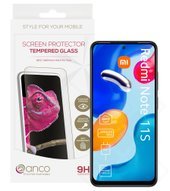 anco Tempered Glass Fullscreen für Xiaomi Redmi Note 11, Note 11S - black 4051805711925