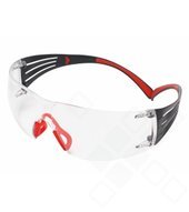3M Überbrille mit Antibeschlag-Schutz DIN EN 166, DIN EN 170, DIN EN 172 - red 4054596531536 SF401SGAF-RED
