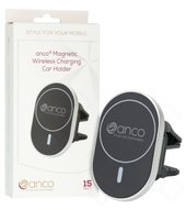 anco Magnetic Wireless Charging Car Holder 15W - black 4051805724000 AN-200CC