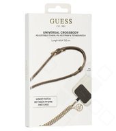 Guess Crossbody Strap PU 4G Chain - gold / beige 3666339131944 GUOUC4MG4EW