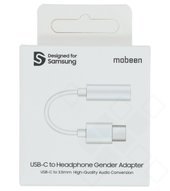 Designed for Samsung USB-C zu 3,5mm Klinke Adapter - white 8809968821120 GP-TGU023AEAWW