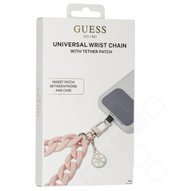 Guess Universal Big Hand Strap Acrylic 4G Charm - pink 3666339170707 GUOUCBMC4MP