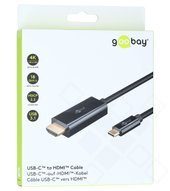 goobay USB-C auf HDMI 4K 1m - black 4040849756962