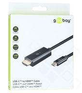 goobay USB-C auf HDMI 4K 3m - black 4040849756986