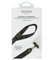 Guess Crossbody Strap PU 4G Metal Logo - black 3666339530266 GUUCNP4AGMK