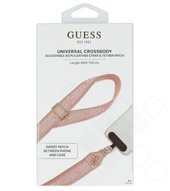 Guess Crossbody Strap PU 4G Metal Logo - pink 3666339530280 GUUCNP4AGMP