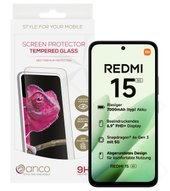 anco Tempered Glass Fullscreen für Xiaomi Redmi 15 5G - black 4051805946884