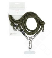 anco Crossbody Phone Lanyard universal - green / white 4051805951123