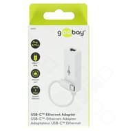 goobay USB--Ethernet-Adapter - white 4040849662553