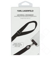 Karl Lagerfeld Crossbody Strap Nylon Choupette Patch - black 3666339539610 KLUCNCHPSPK