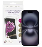 anco Diamond Glass für Apple iPhone 16 - black 4051805973019