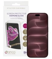 anco Diamond Glass für Apple iPhone 16 Pro, 17, 17 Pro, 18, 18 Pro - black 4051805973026