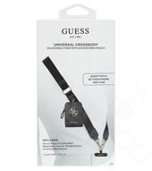 Guess Crossbody Strap PU 4G Metal Logo + Purse - black 3666339593285 GUUCNKP4DGMK