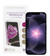 anco Diamond Glass für Apple iPhone 13, 13 Pro, 14, 16e, 17e - black 4051805982172