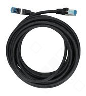 goobay CAT 6A Patchkabel, S/FTP (PiMF) 5m - black 4040849938207