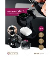 anco Plakat - Ladetechnik - 4in1 Fast Wireless Charger 25W Qi 2.2 4051805993932