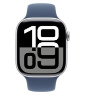 Apple Watch 10 AL 4G 46 mm silber Sport (MWY13QF/A) M/L - denim