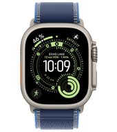 Apple Watch Ultra 3 49 mm 5G Titan Natur Trail Loop (MEWR4QF/A) S/M - blau hellb