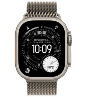 Apple Watch Ultra 3 49 mm 5G Titan Natur Milanaise Loop  Large (MF0E4QF/A) - nat