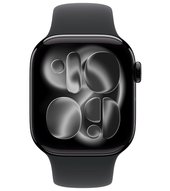 Apple Watch 11 AL 5G 42 mm diamantschwarz Sport (MF834ZR/A) S/M - schwarz