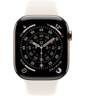 Apple Watch 11 5G 46 mm titan gold Sport (MFD64ZR/A) M/L - blassrosa
