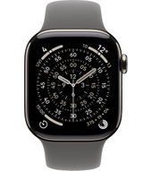 Apple Watch 11 5G 42 mm titan natur Sport (MF8N4ZR/A) M/L - steingrau