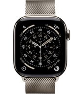 Apple Watch 11 5G 42 mm titan natur milanaise Armband (MF8P4ZR/A) - natur
