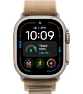 Apple Watch Ultra 4 49 mm 5G Titan Natur Wüstensand Alpine Loop Large- natur