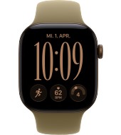Apple Watch 12 AL 5G 42 mm dunkelbronze Sport (MJG54ZR/A) M/L - oliv