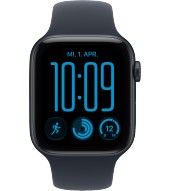 Apple Watch SE 2025 AL 44 mm mitternacht Sport (MJL74ZR/A) S/M - navy blau